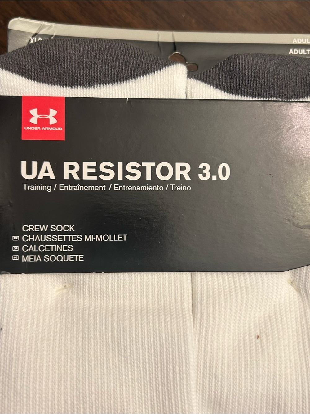 UA Performance Tech 6-Pack Crew Socks XL (12 Pairs) - Picture 4 of 6